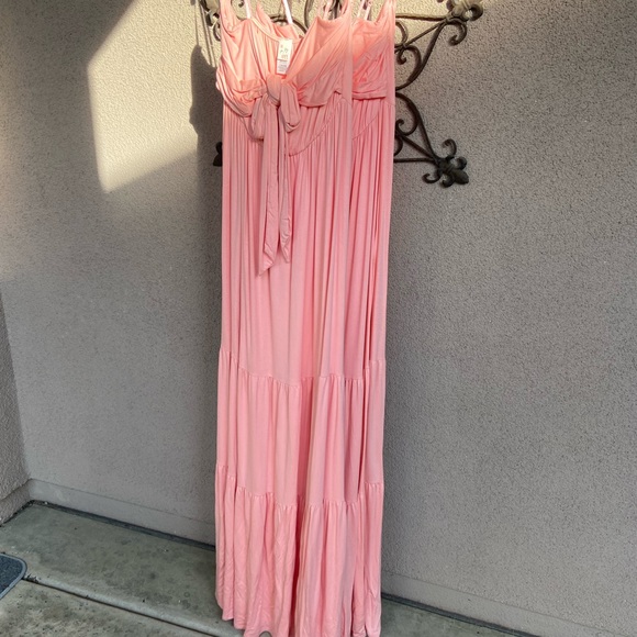 CLEARANCE-FIRM‼️Knot Over You Maxi-Pink - Picture 6 of 6